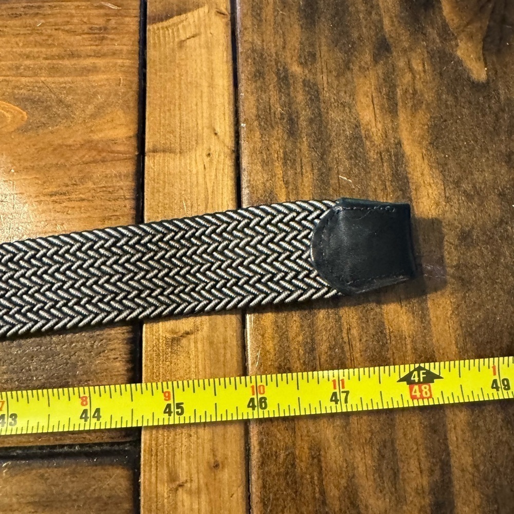 Tommy Bahama Men's Black Khaki Stretch Belt Size L-XL - Picture 5 of 6